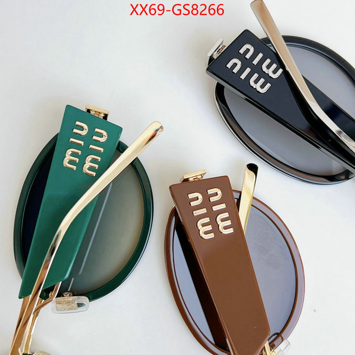 Glasses-Miu Miu designer fake ID: GS8266 $: 69USD