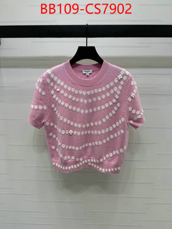 Clothing-Chanel aaaaa+ quality replica ID: CS7902 $: 109USD
