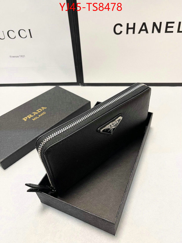 Prada Bags(4A)-Wallet wholesale replica ID: TS8478 $: 45USD,