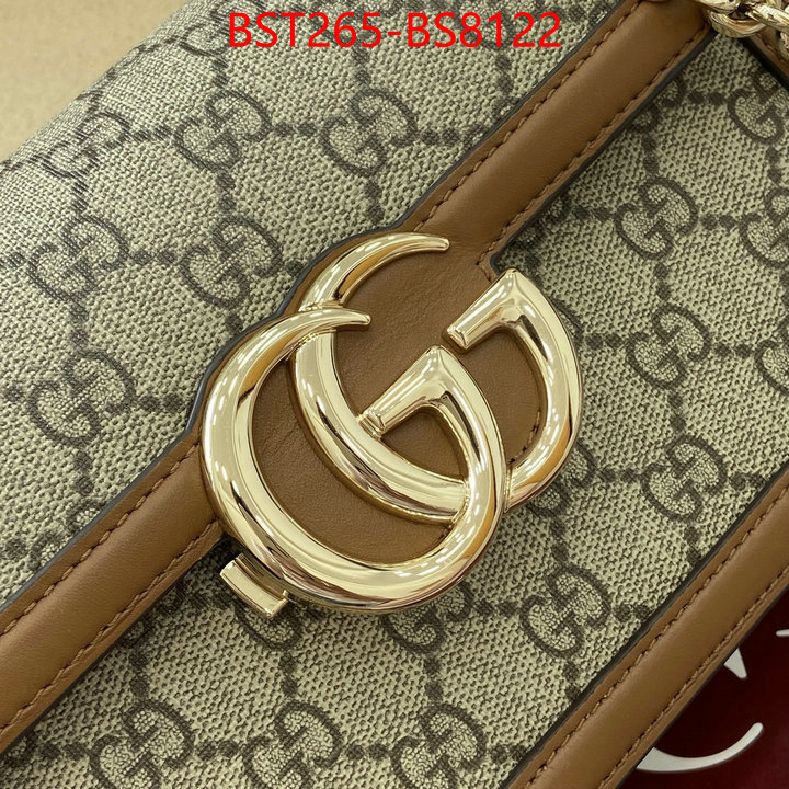 Gucci Bags(TOP)-Crossbody- wholesale replica ID: BS8122 $: 265USD,