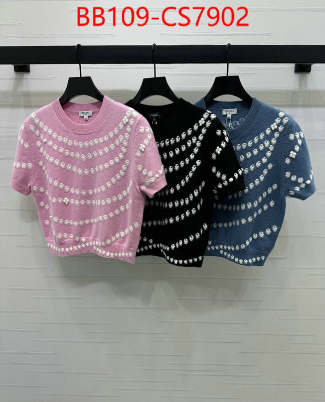 Clothing-Chanel aaaaa+ quality replica ID: CS7902 $: 109USD