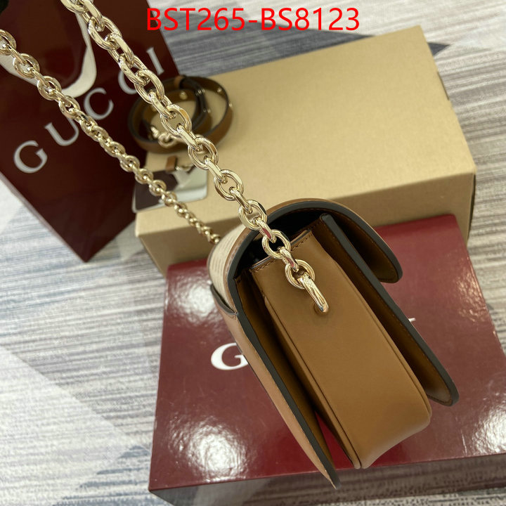 Gucci Bags(TOP)-Crossbody- fake ID: BS8123 $: 265USD,