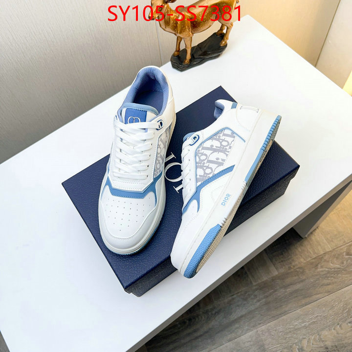 Men shoes-Dior highest quality replica ID: SS7381 $: 105USD