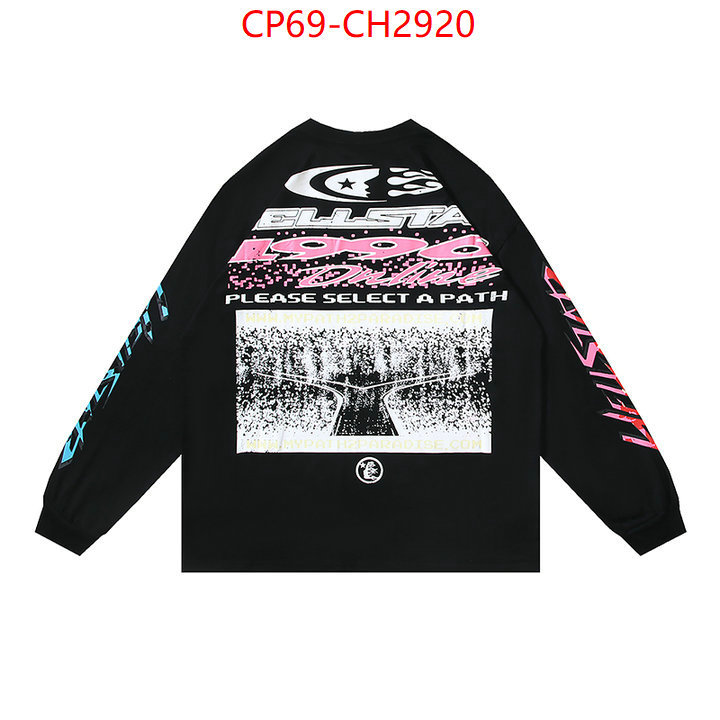 Clothing-Hellstar brand designer replica ID: CH2920 $: 69USD