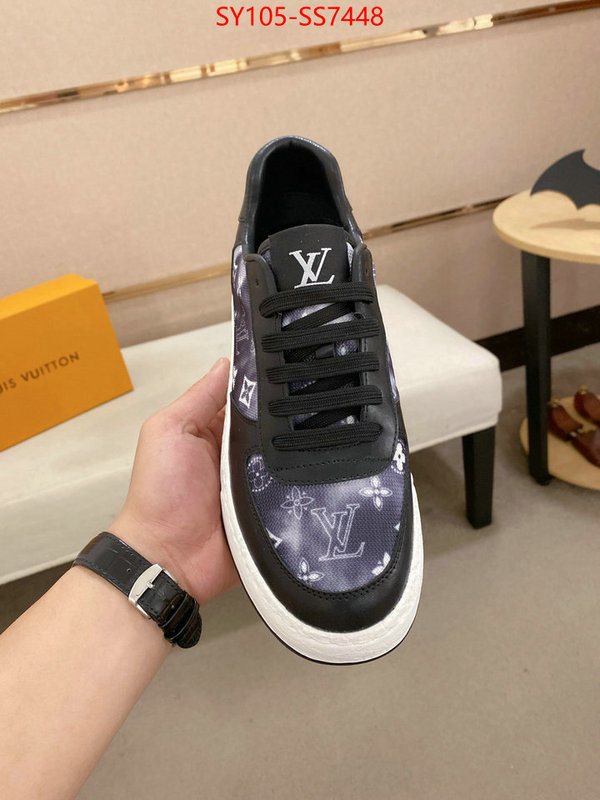Men Shoes-LV quality replica ID: SS7448 $: 105USD