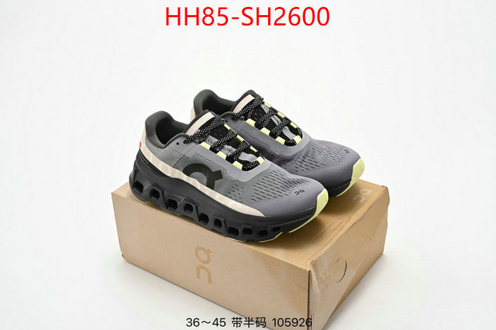 Men Shoes-On Running Cloudsurfer designer wholesale replica ID: SH2600 $: 85USD
