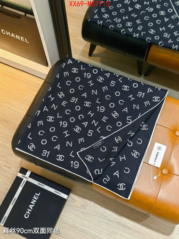Scarf-Chanel fashion ID: MS7715 $: 69USD