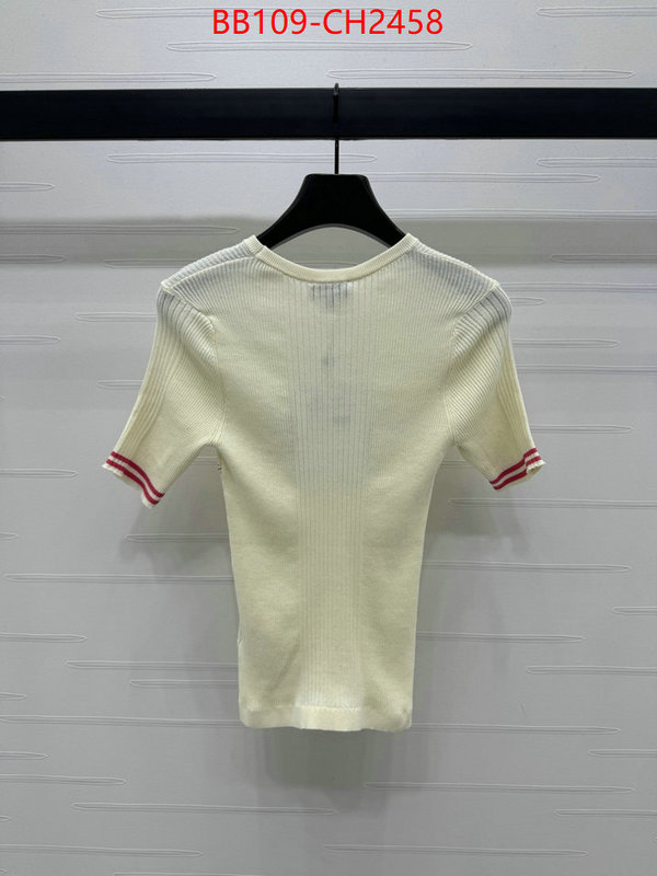 Clothing-Chanel wholesale 2024 replica ID: CH2458 $: 109USD