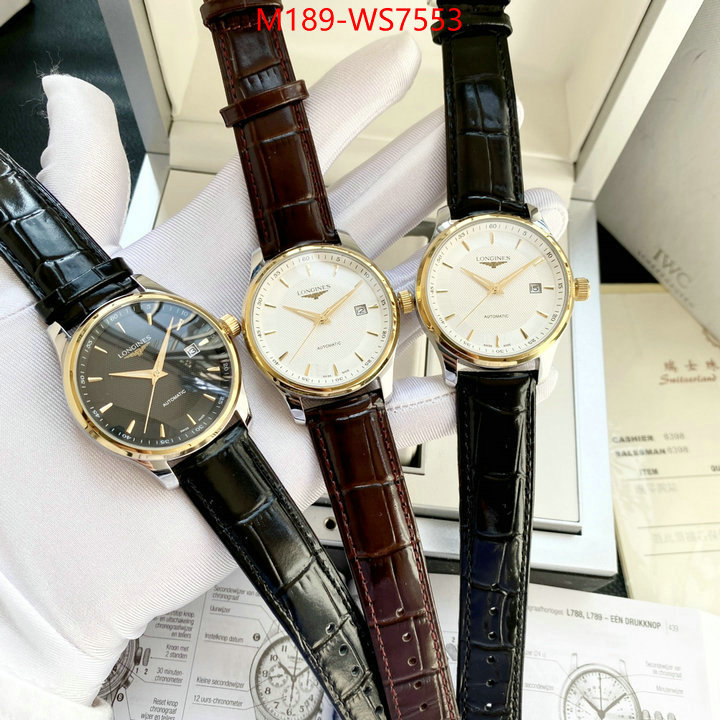 Watch(4A)-Longines 7 star replica ID: WS7553 $: 189USD