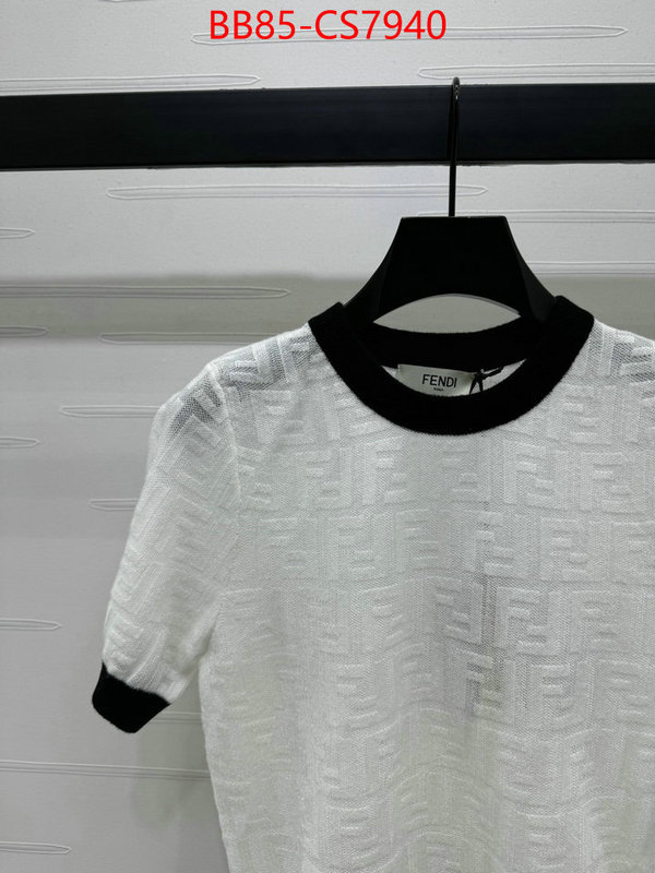 Clothing-Fendi top quality designer replica ID: CS7940 $: 85USD