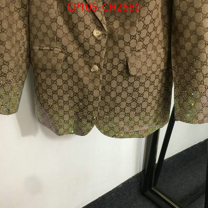 Clothing-Gucci luxury fake ID: CH2580 $: 105USD