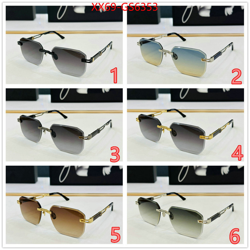 Glasses-Maybach fake aaaaa ID: GS6353 $: 69USD