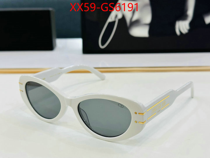 Glasses-Dior luxury fake ID: GS6191 $: 59USD