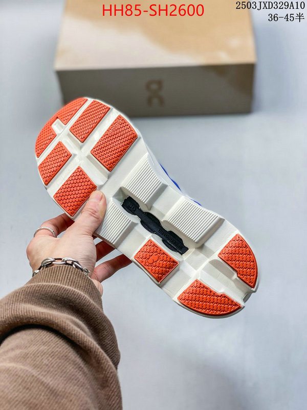 Men Shoes-On Running Cloudsurfer designer wholesale replica ID: SH2600 $: 85USD