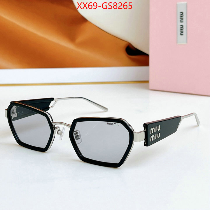 Glasses-Miu Miu top fake designer ID: GS8265 $: 69USD