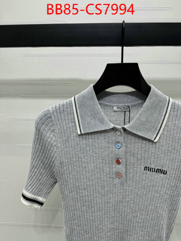 Clothing-MIU MIU buy best high-quality ID: CS7994 $: 85USD