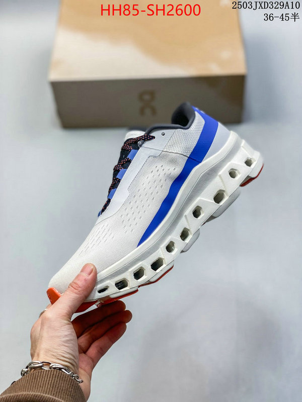 Men Shoes-On Running Cloudsurfer designer wholesale replica ID: SH2600 $: 85USD