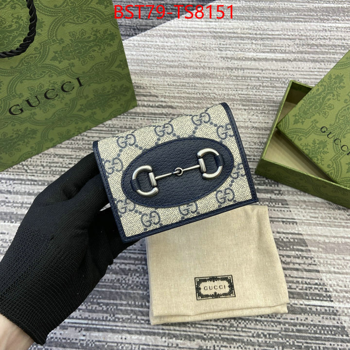 Gucci Bags(TOP)-Wallet- we curate the best ID: TS8151 $: 79USD,