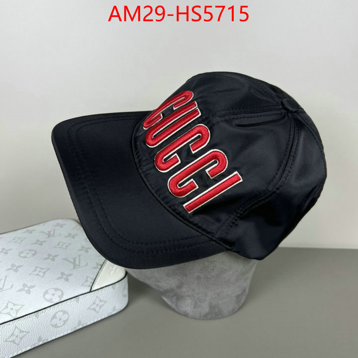 Cap(Hat)-Gucci designer fashion replica ID: HS5715 $: 29USD