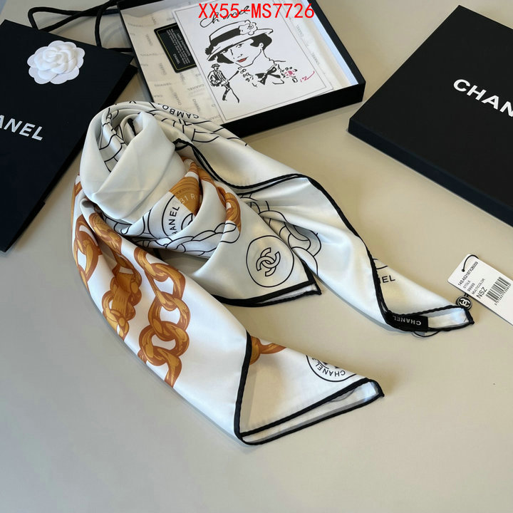 Scarf-Chanel what's the best to buy replica ID: MS7726 $: 55USD