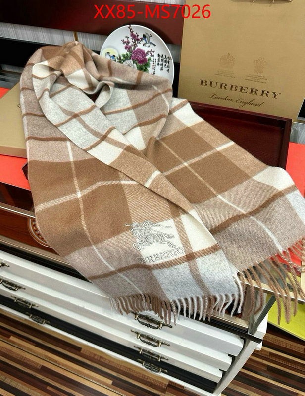 Scarf-Burberry fake ID: MS7026 $: 85USD