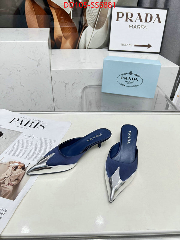 Women Shoes-Prada where can you buy a replica ID: SS6881 $: 105USD
