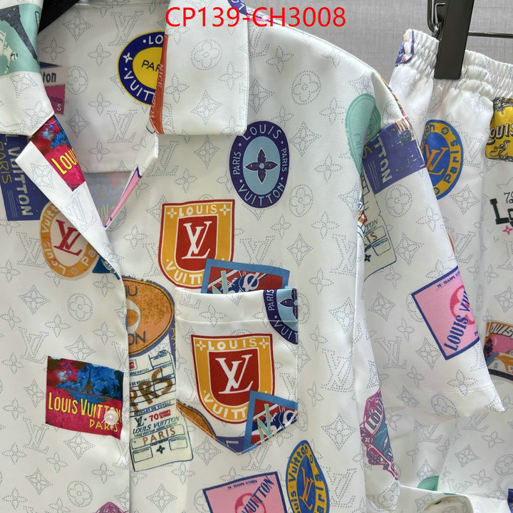 Clothing-LV wholesale designer shop ID: CH3008 $: 139USD