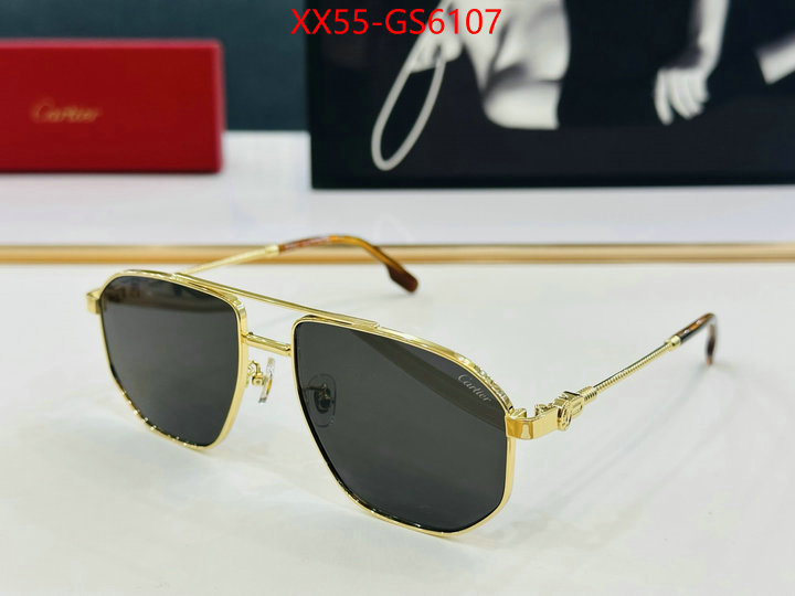 Glasses-Cartier new ID: GS6107 $: 55USD