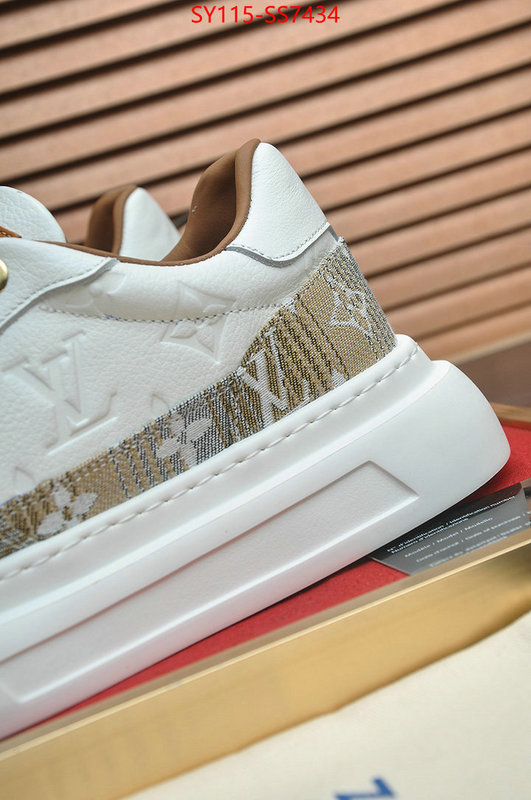 Men Shoes-LV 2024 aaaaa replica 1st copy ID: SS7434 $: 115USD
