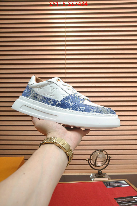 Men Shoes-LV 2024 aaaaa replica 1st copy ID: SS7434 $: 115USD