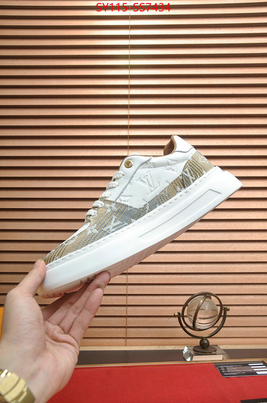 Men Shoes-LV 2024 aaaaa replica 1st copy ID: SS7434 $: 115USD