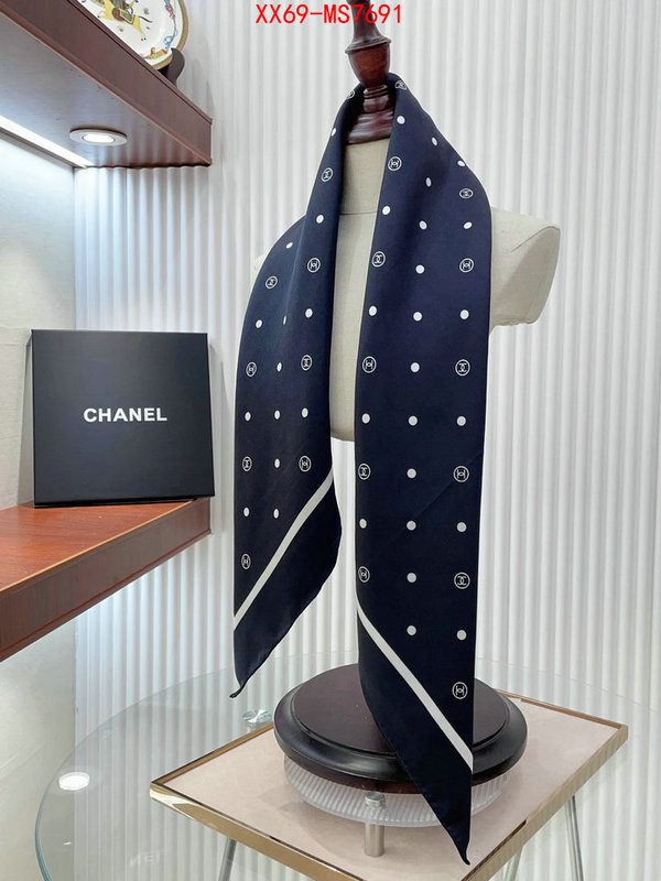 Scarf-Chanel luxury fake ID: MS7691 $: 69USD