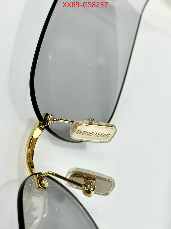 Glasses-Miu Miu high quality aaaaa replica ID: GS8257 $: 69USD