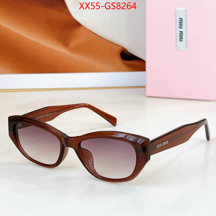 Glasses-Miu Miu we curate the best ID: GS8264 $: 55USD