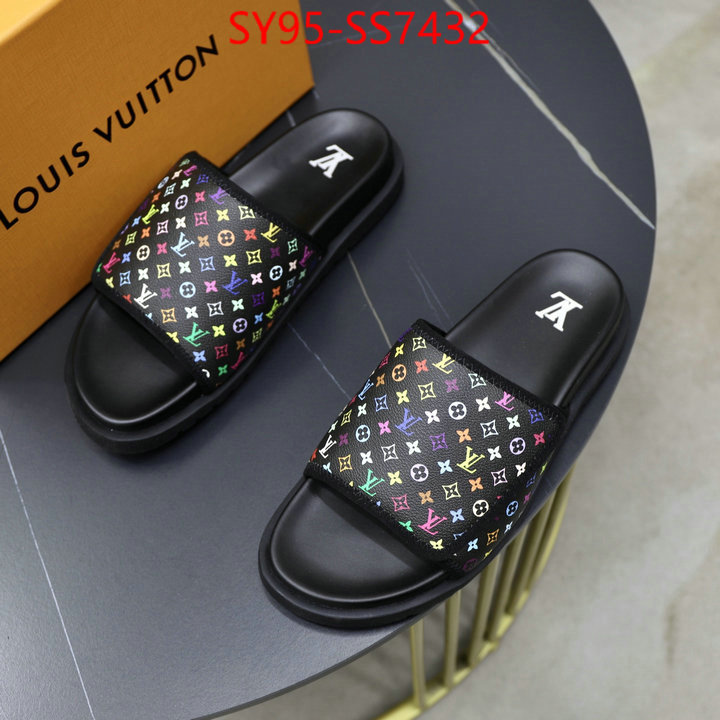 Men Shoes-LV aaaaa class replica ID: SS7432 $: 95USD