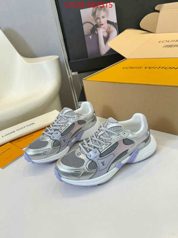 Men Shoes-LV high quality replica ID: SS7515 $: 129USD