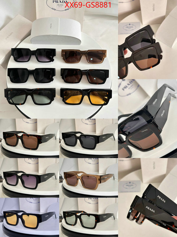Glasses-Prada replica 1:1 ID: GS8881 $: 69USD