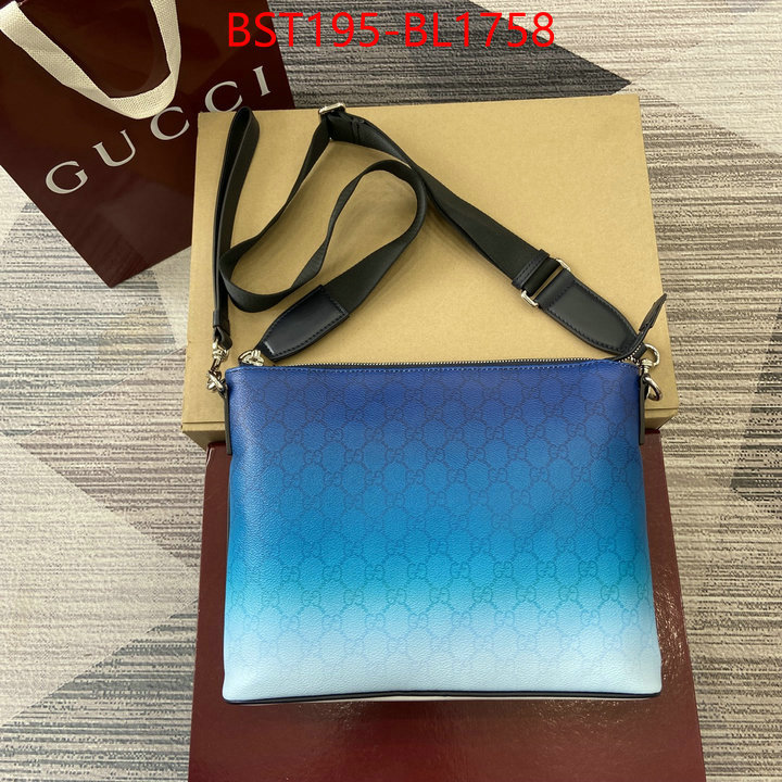 Gucci Bags(TOP)-Crossbody- we provide top cheap aaaaa ID: BL1758 $: 195USD,