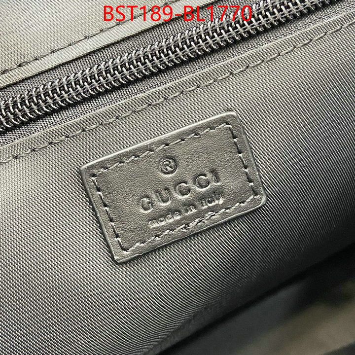 Gucci Bags(TOP)-Crossbody- buy top high quality replica ID: BL1770 $: 189USD,