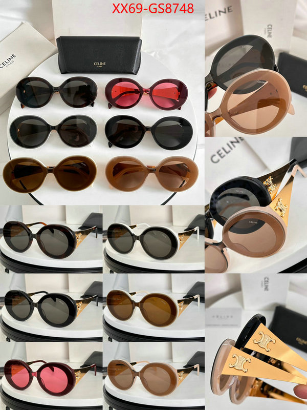 Glasses-CELINE replica 2024 perfect luxury ID: GS8748 $: 69USD