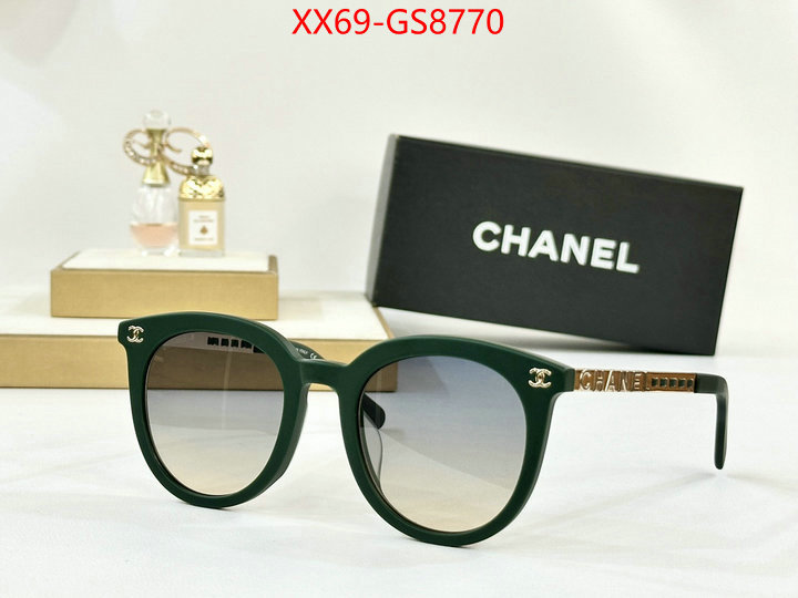 Glasses-Chanel designer fake ID: GS8770 $: 69USD
