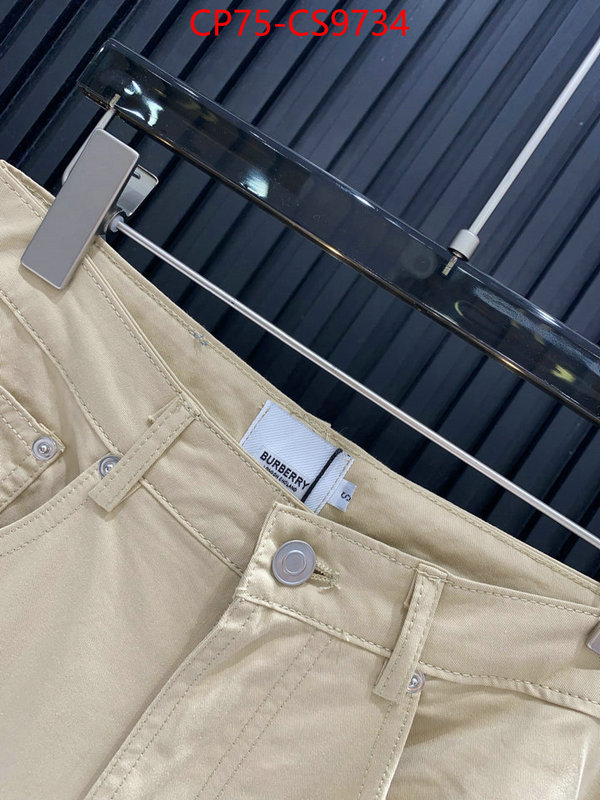 Clothing-Burberry wholesale 2024 replica ID: CS9734 $: 75USD