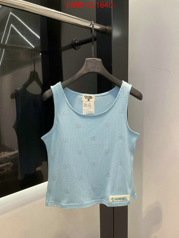 Clothing-Chanel aaaaa quality replica ID: CL1640 $: 95USD