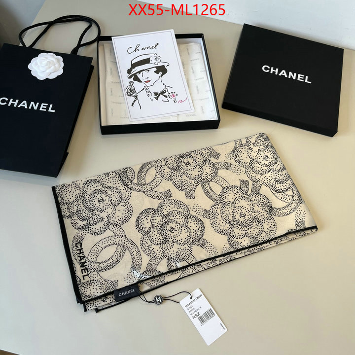 Scarf-Chanel wholesale designer shop ID: ML1265 $: 55USD