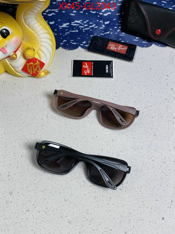 Glasses-RayBan top designer replica ID: GL2043 $: 45USD