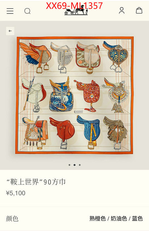Scarf-Hermes the online shopping ID: ML1357 $: 69USD