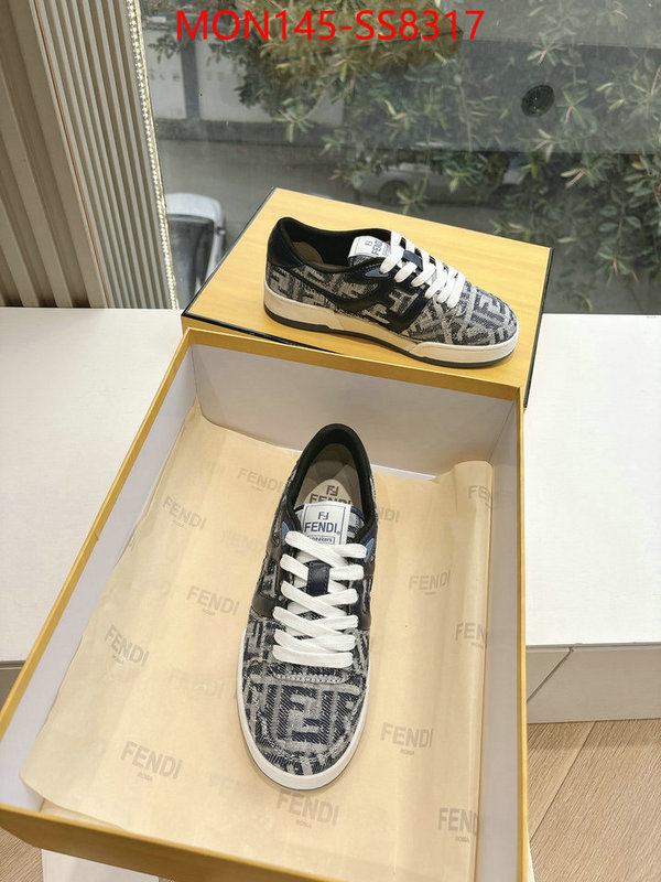 Men Shoes-Fendi 2024 aaaaa replica 1st copy ID: SS8317 $: 145USD
