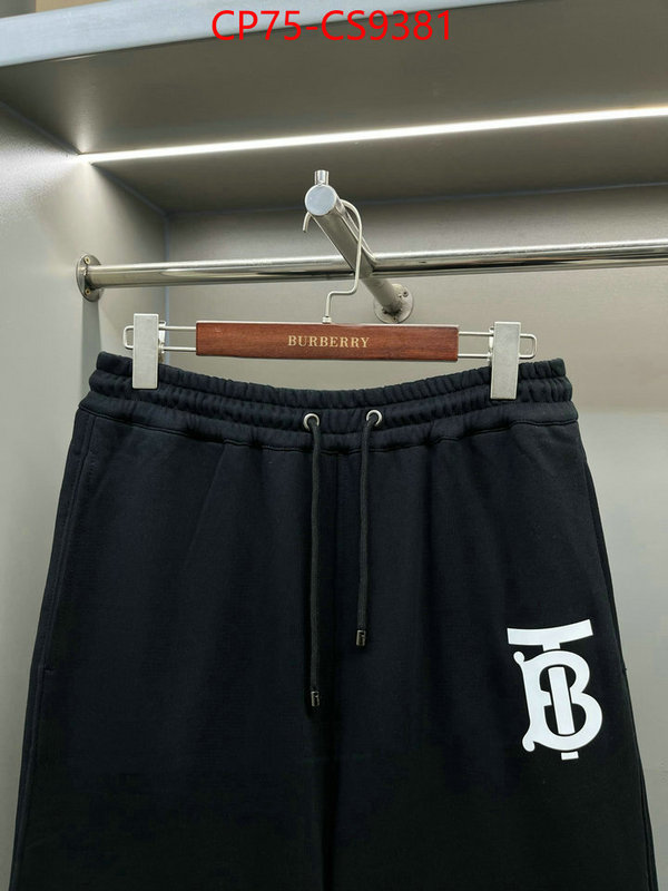 Clothing-Burberry replicas buy special ID: CS9381 $: 75USD