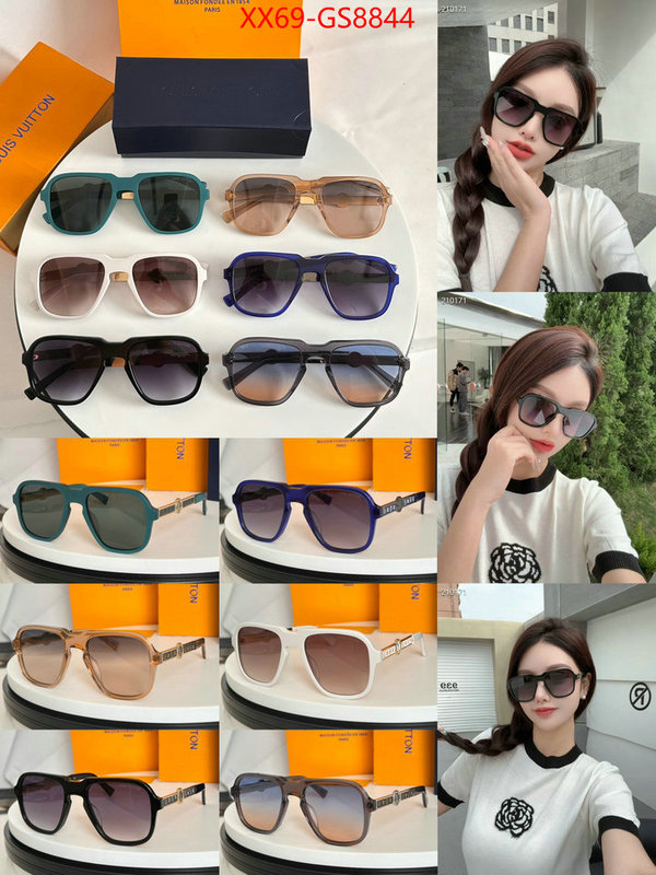 Glasses-LV luxury fake ID: GS8844 $: 69USD