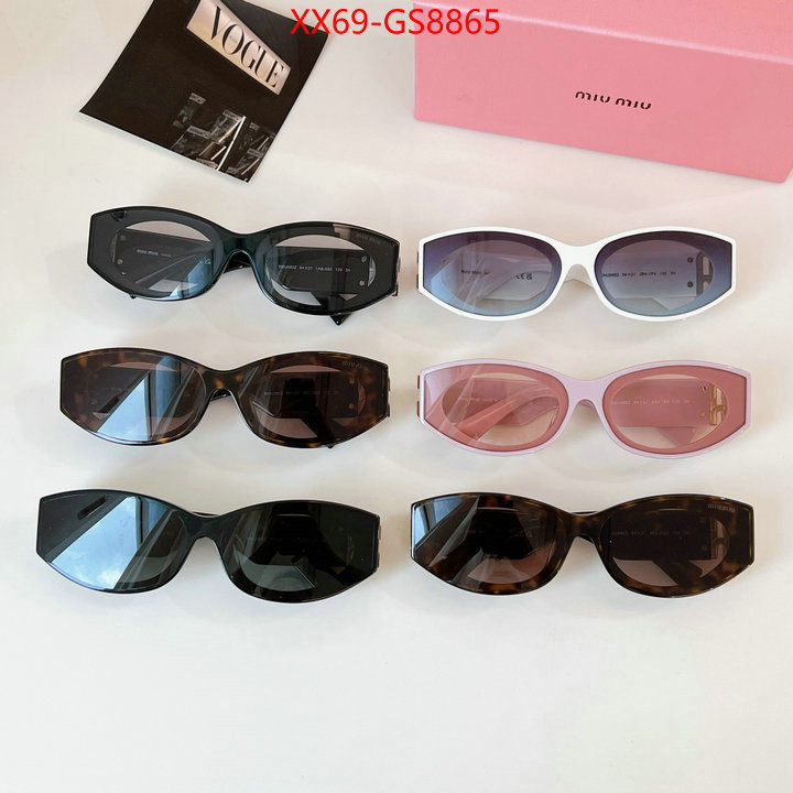 Glasses-Miu Miu fake high quality ID: GS8865 $: 69USD